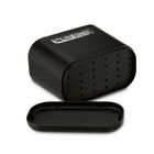 Tadar, Cuisine, ociekacz na sztućce, 2 komory, czarny, 13,5-7,5-10,8 cm