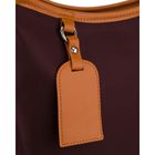 Torebka listonoszka, bordowa, skóra ekologiczna,Peterson