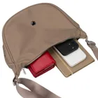 Torebka listonoszka, ciemnobeżowa, Peterson