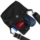 Torebka listonoszka, czarna, Peterson