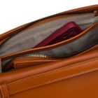 Torebka listonoszka, ecru, skóra ekologiczna, Peterson