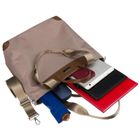 Torebka shopper, beżowa, Peterson