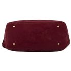 Torebka shopper, bordowa, skóra ekologiczna, Peterson