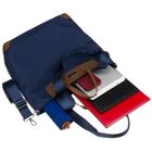 Torebka shopper, granatowa, Peterson