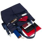 Torebka shopper, granatowa, Peterson