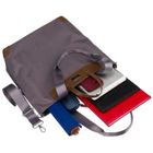 Torebka shopper, szara, Peterson