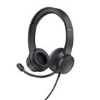 Trust, słuchawki, Trust HS-150, black