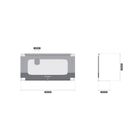 Tulano, Cover 44, barierka ochronna na łóżko, 140 cm