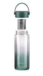 Vialli Design, Fuori, butelka z podwójną ścianką i zaparzaczem, zielona, 350 ml