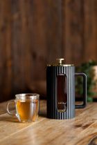 Vialli Design, Livio, zaparzacz do kawy, herbaty, czarno-złoty, 1000 ml, 1715