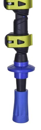 Viking, Carbo Lite, kije trekingowe, czarno-limonkowe