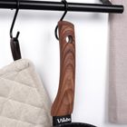 Vilde, Black&Wood, patelnia do naleśników granitowa, 24 cm