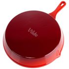 Vilde, Cast Enamel, patelnia żeliwna emaliowana z silikonową nakładką, 25 cm