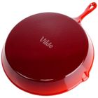 Vilde, Cast Enamel, patelnia żeliwna emaliowana z silikonową nakładką, 30 cm