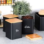 Vilde, chlebak z pojemnikami, metalowy, 4 elementy