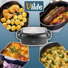 Vilde, Granitica, brytfanna granitowa z pokrywką 2w1, 5,5+2,5l, 40-22,5-16 cm