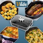 Vilde, Granitica, brytfanna granitowa z pokrywką, 3,5l, 35-23-12 cm