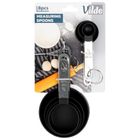 Vilde, miarki kuchenne, czarne, 8 szt.