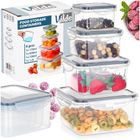 Vilde, pojemniki na żywność z pokrywką i uszczelką, 4 szt.