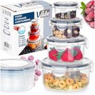 Vilde, pojemniki na żywność z pokrywką i uszczelką, 4 szt.