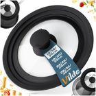 Vilde, pokrywka szklana silikonowa, uniwersalna, 16/18/20 cm