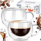 Vilde, szklanki termiczne z podwójną ścianką, do kawy i herbaty, 280 ml, 2 szt.