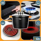 Vilde, Terruna Aroma, garnek ze szklaną pokrywką, granitowy, 24 cm, 6,7l