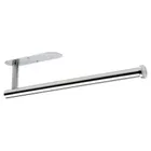 Vilde, wieszak na ręcznik papierowy, stalowy, srebrny