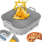 Vilde, wkład do frytkownicy Air fryer, silikonowy szary, 22 cm