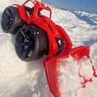 Wader, Maximus, spychacz, czerwony, 68 cm