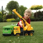 Wader, Middle Truck, dźwig, żółty