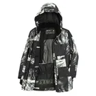 Wodoszczelna kurtka narciarska unisex oversize z kapturem NOWEAR