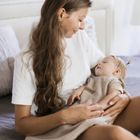 Zaffiro, Malaga, śpiworek do spania, muślinowy, TOG 1.5, beige, 6-12m