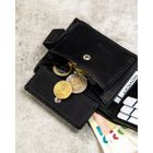 Zestaw prezentowy: Portfel, Brelok, czarny, skóra ekologiczna, Rovicky