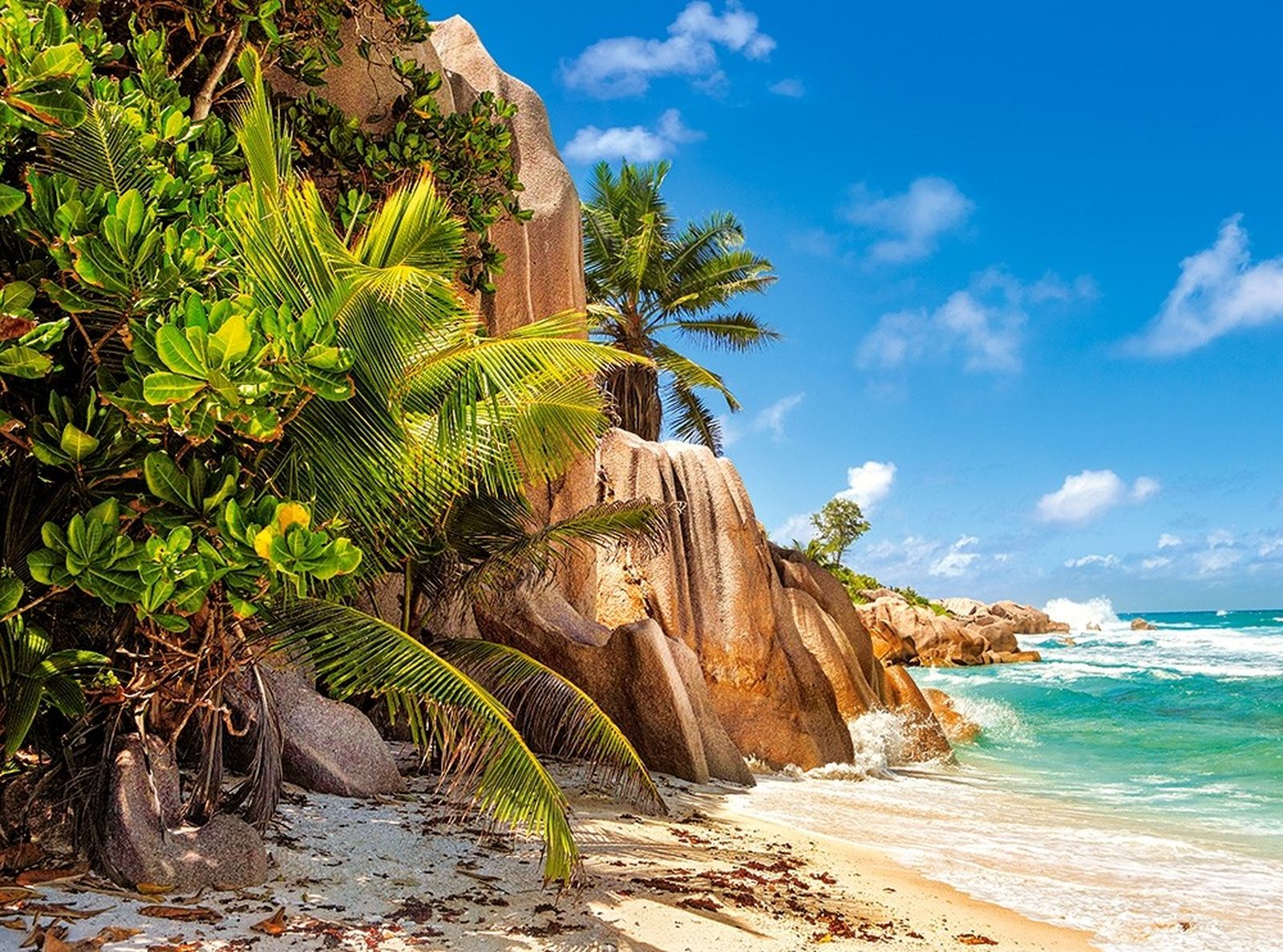 seachel⭐︎ Castorland, Paradise Beach of Seychelles, puzzle, 2000