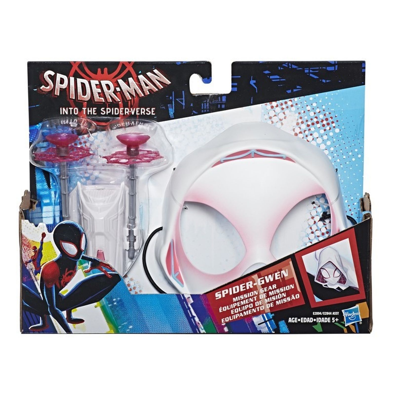 Spider-Man, Spider-Gwen, zestaw, maska, rękawice, rzutki - smyk.com