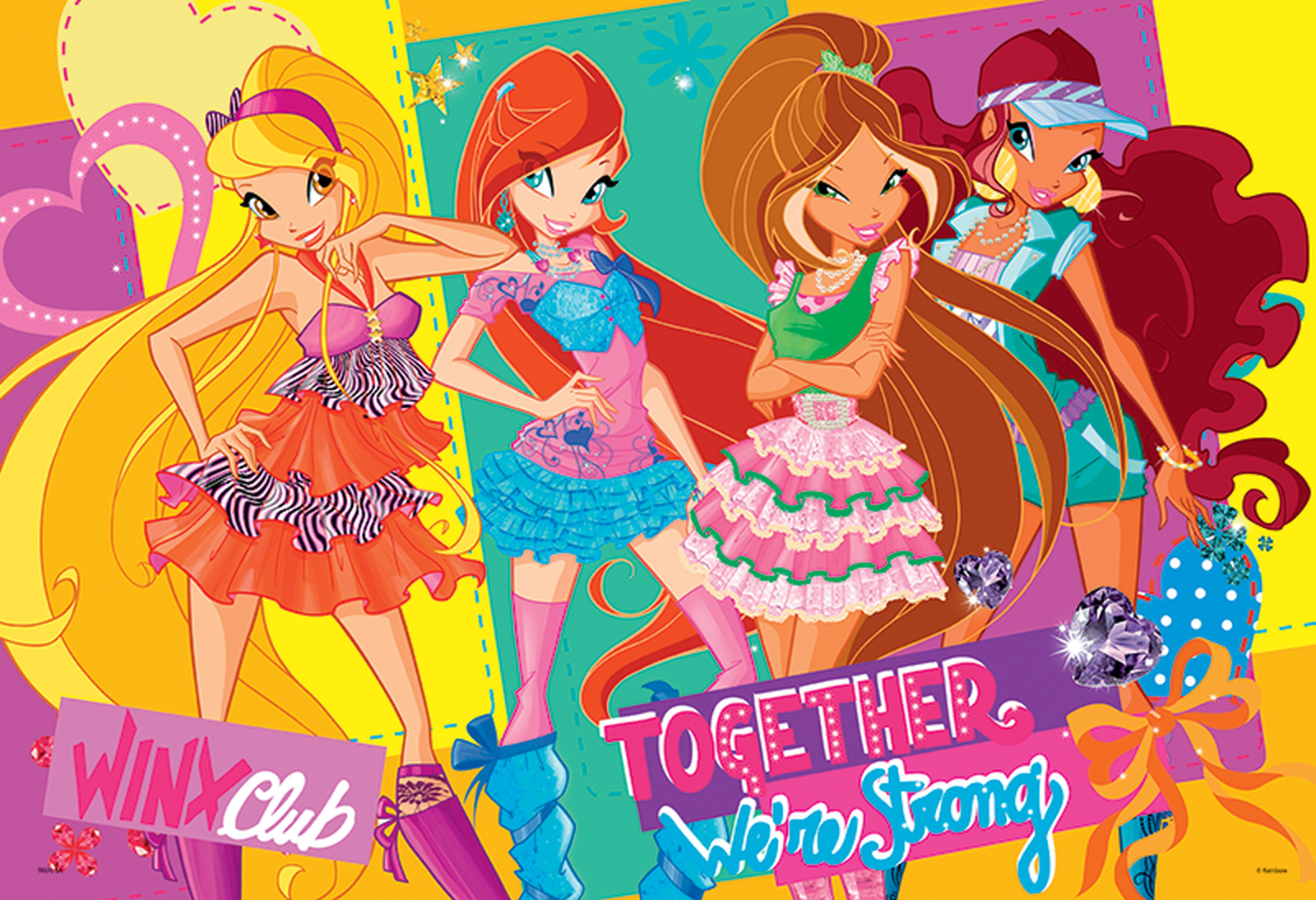 Puzzle 100 El.Przyjaciółki Z Winx Club | Hurtownia I Importer