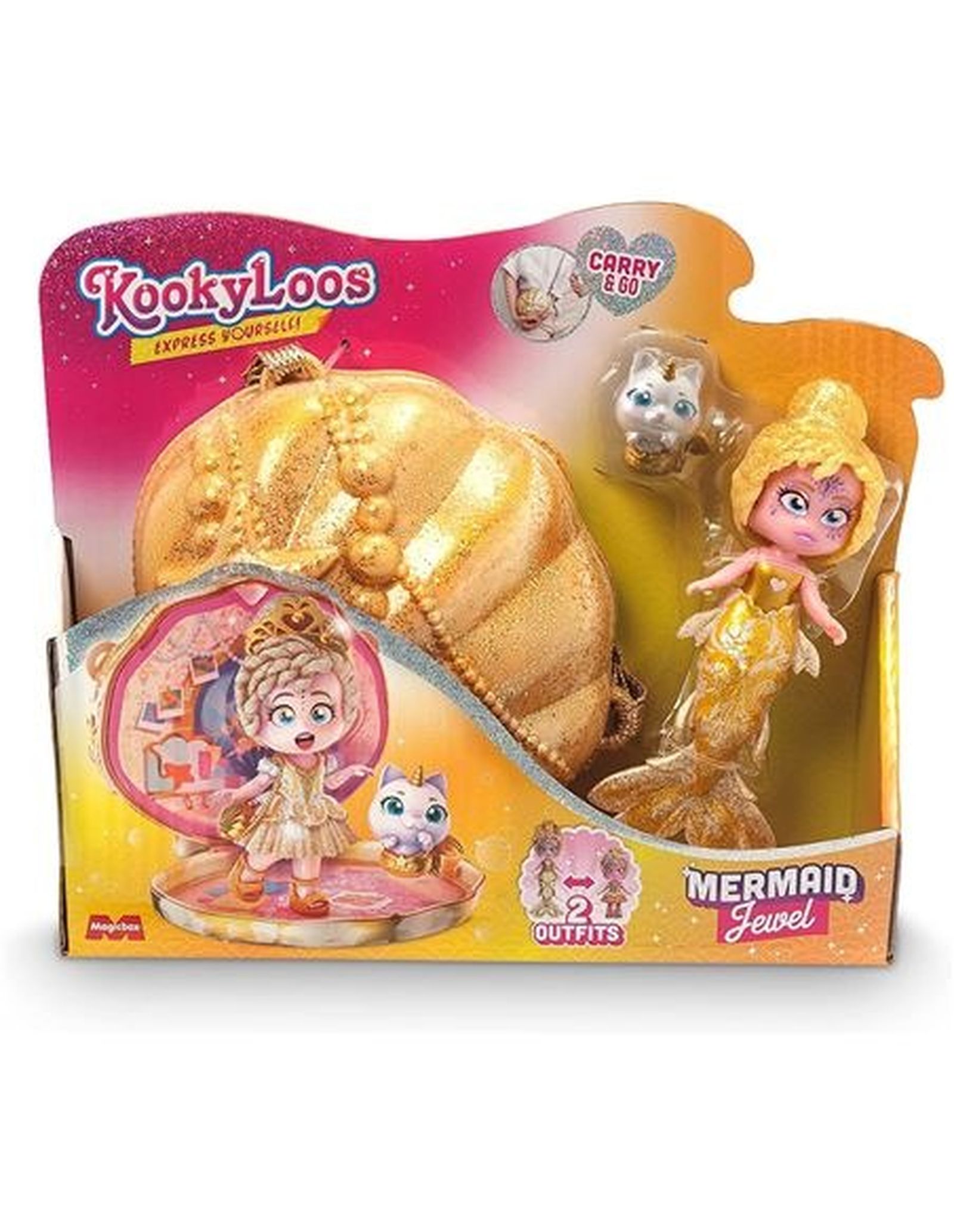 KookyLoos, Kooky Mermaids, Jewel, mini laleczka syrenka w