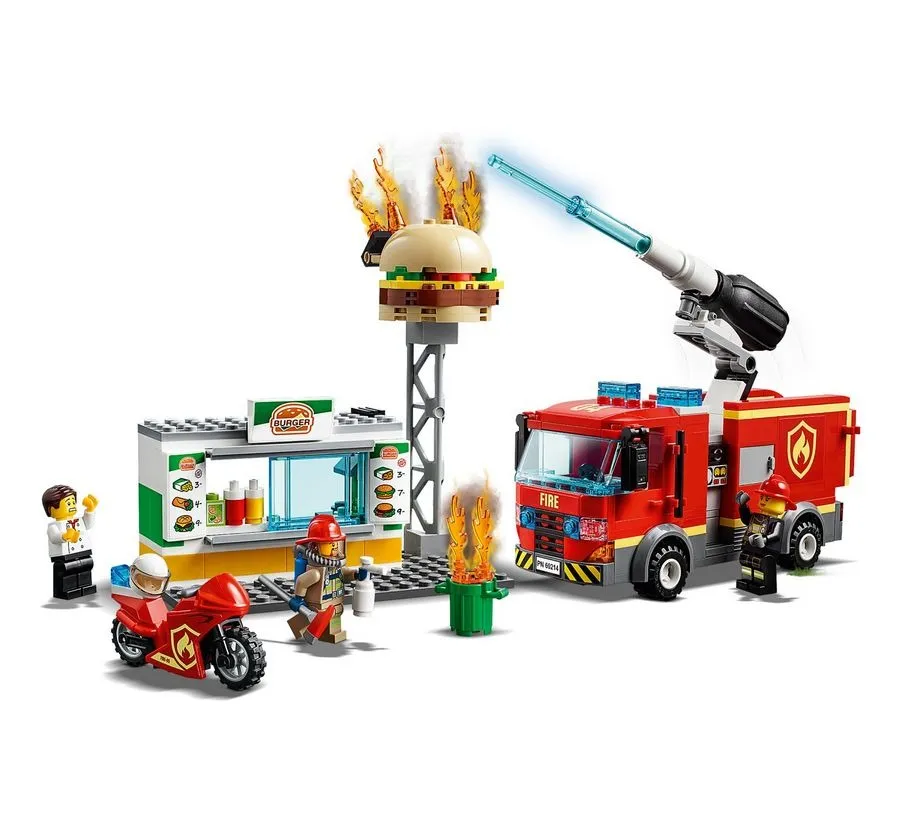 LEGO City, Na ratunek w płonącym barze, 60214