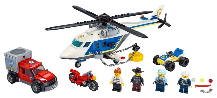 LEGO City, Pościg helikopterem policyjnym, 60243
