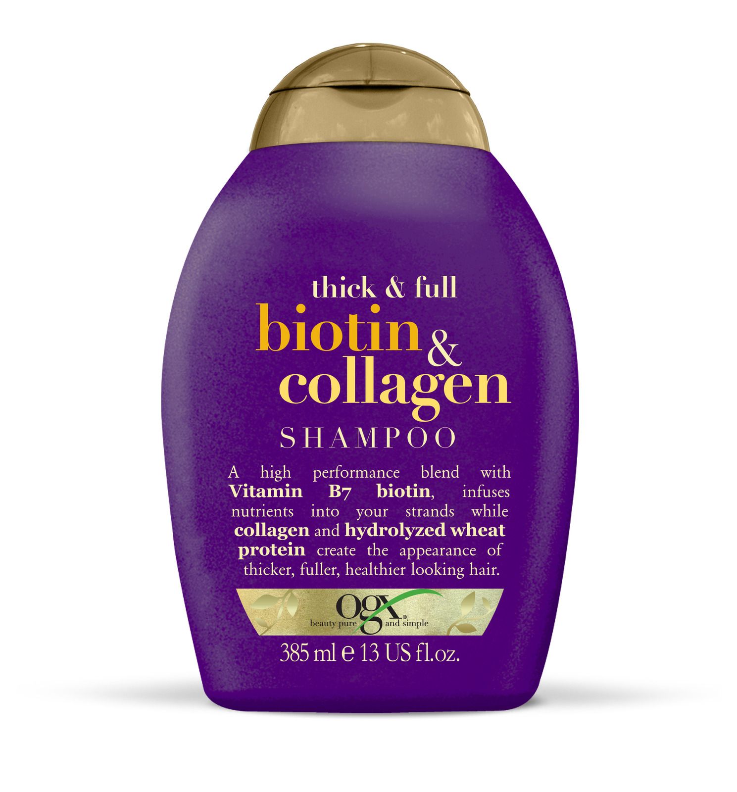 Organix, Biotyna i Kolagen, szampon z biotyną i kolagenem, 385 ml