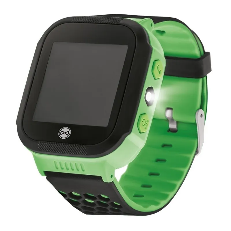 Forever, zegarek GPS, kids, Find Me, KW-200, zielony