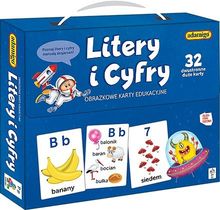 Adamigo, Litery i Cyfry, obrazkowe karty edukacyjne