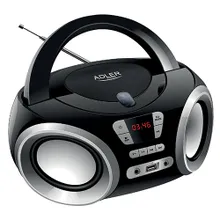 Adler, boombox, CD-MP3, USB, radio