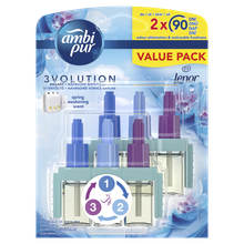 Ambi Pur, 3Volution, elektryczny odświeżacz powietrza, zestaw startowy, Spring Awakening, 40 ml