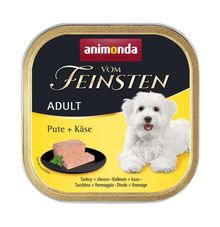 Animonda, Vom Feinsten, indyk z żółtym serem, karma mokra dla psów, 150g