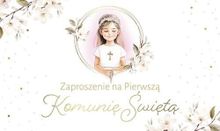 Armin Style, zaproszenie, komunia, 160-95 mm, 10 szt.