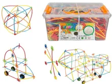 Askato, klocki - słomki w skrzynce, 1000 elementów