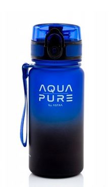Astra, Aqua Pure, bidon, blue black, 400 ml