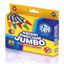 Astra, Jumbo, kredki świecowe, 24 kolory